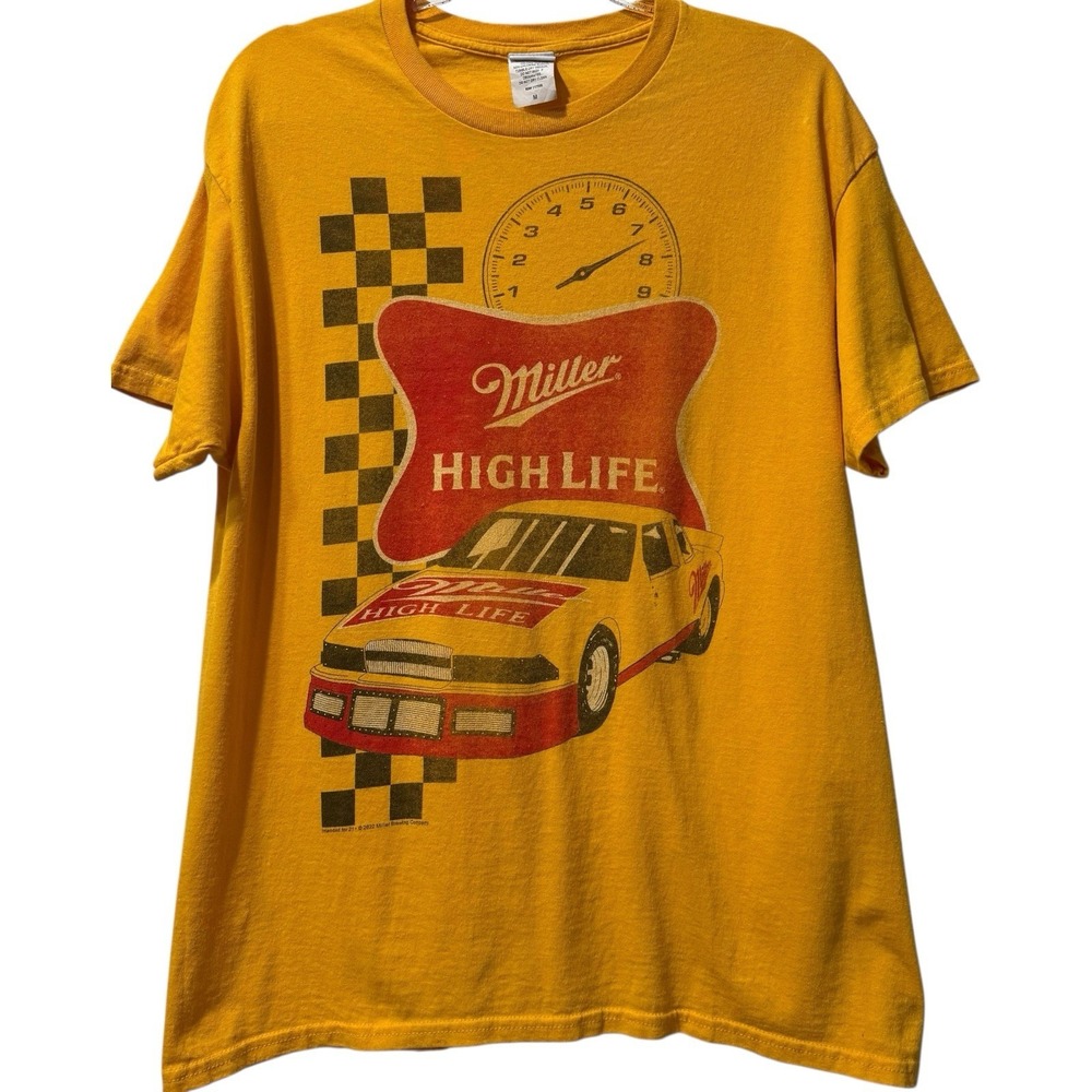 Junk Food Miller High Life Short Sleeve Tee Shirt Size Medium - Picture 2 of 4